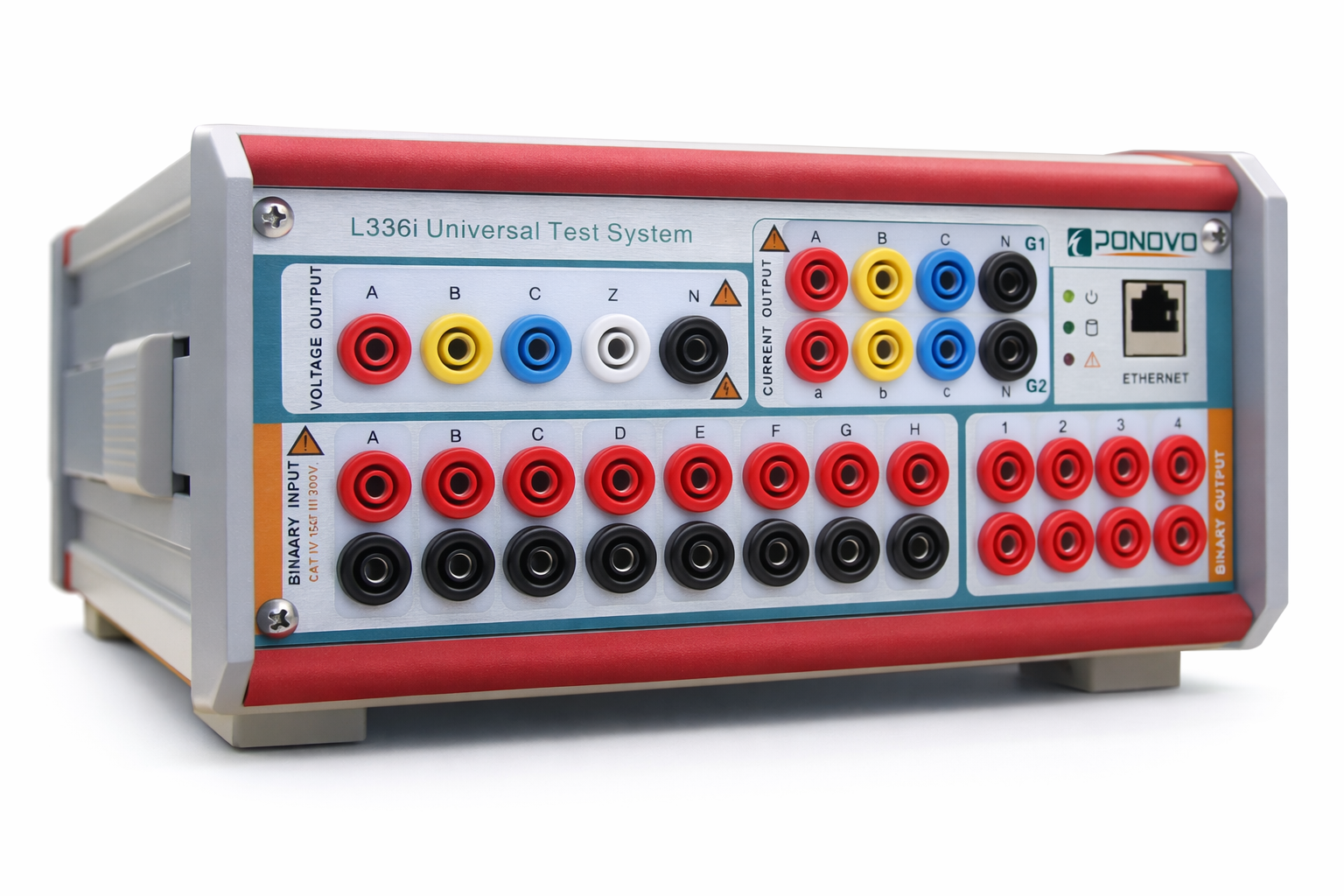 ponovo l336i 보호계전기 시험기 전면 패널1