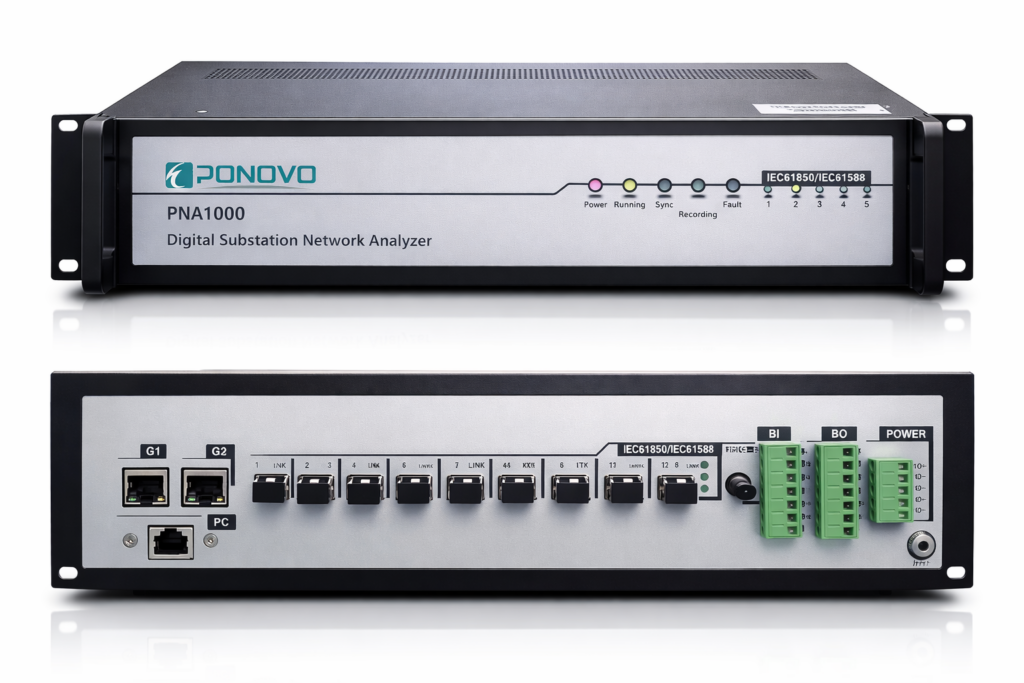 PONOVO PNA1000 IEC 61850 네트워크 분석 장비