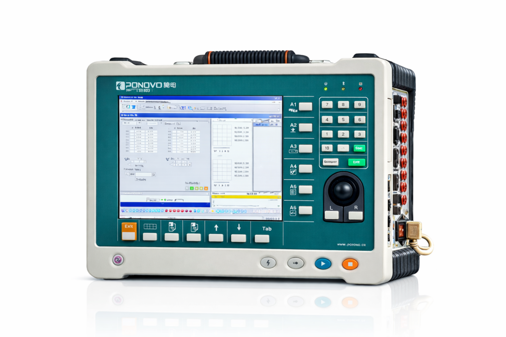 PONOVO POM2-3333 IEC 61850 보호계전기 시험 장비