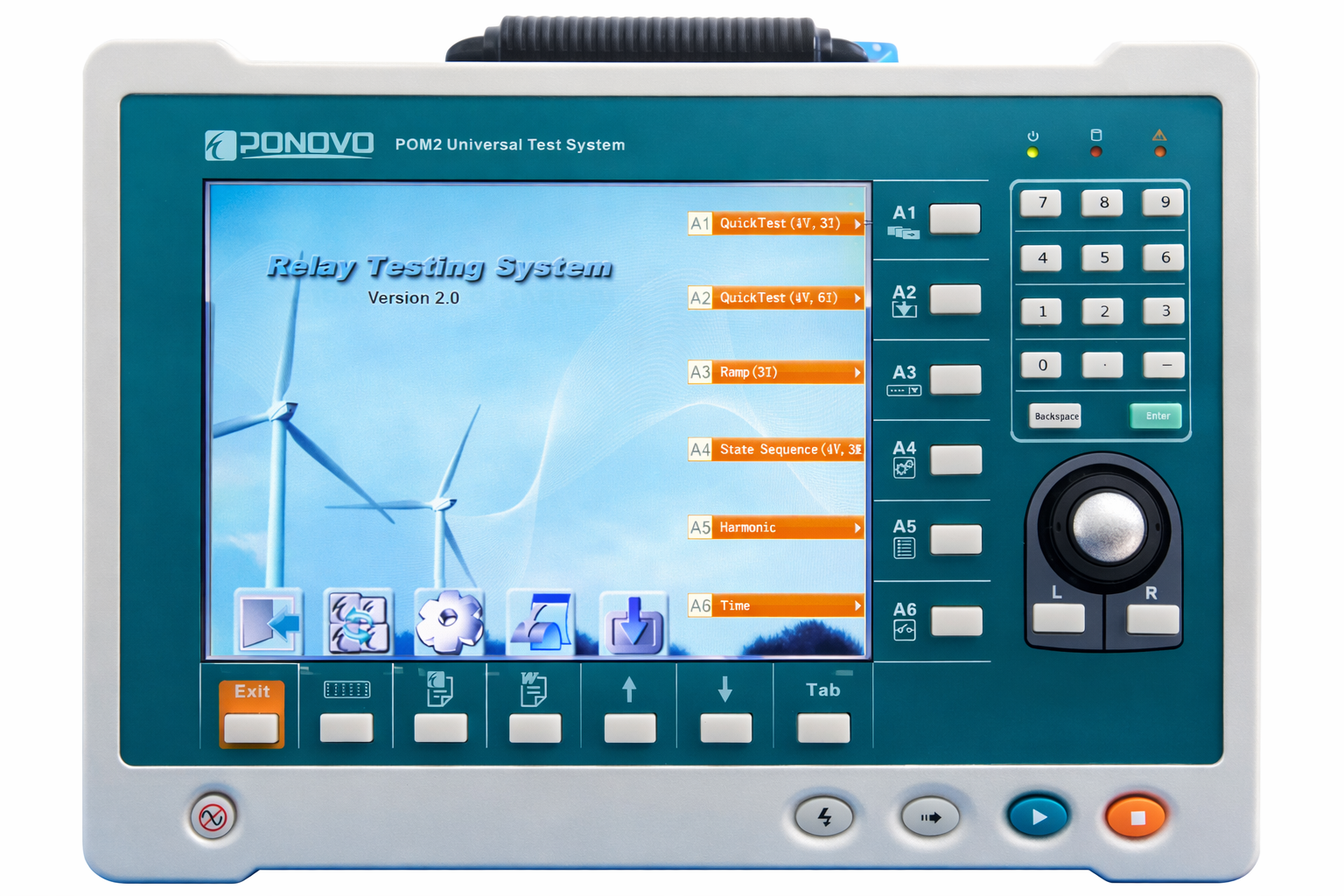 ponovo pom2 universal test system 보호계전기 시험 장비