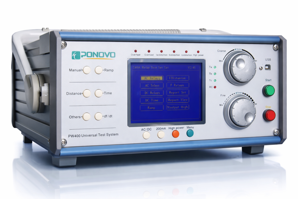 ponovo s40a 보호 계전기 시험 장비