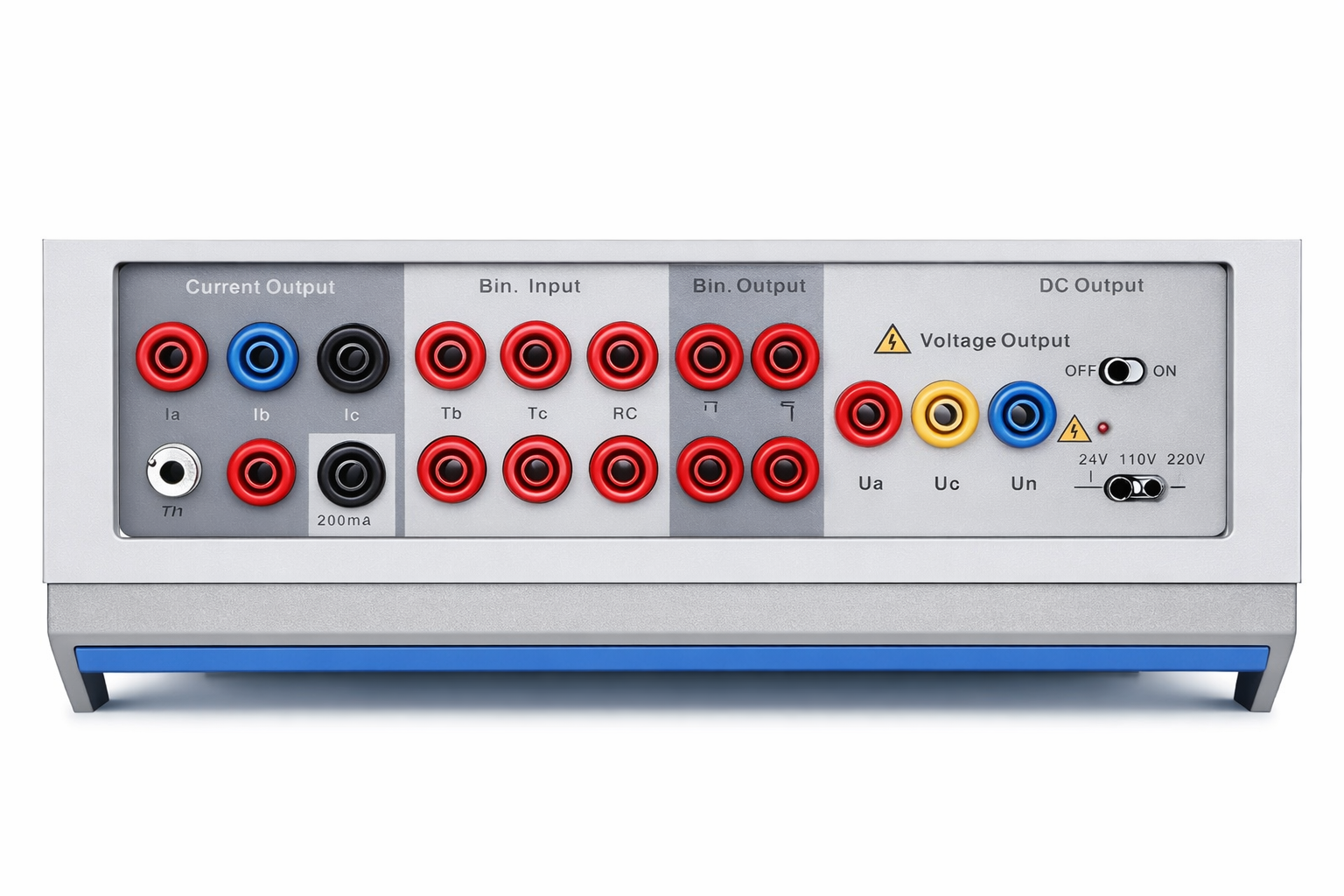 ponovo s40a 보호 계전기 시험 장비 출력부