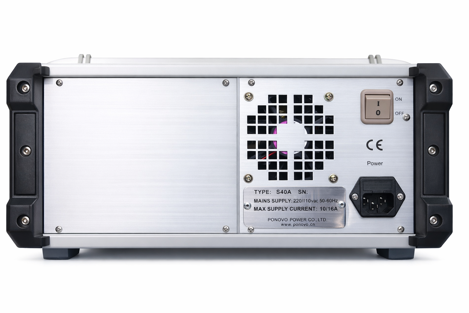 ponovo s40a 보호 계전기 시험 장비 후면